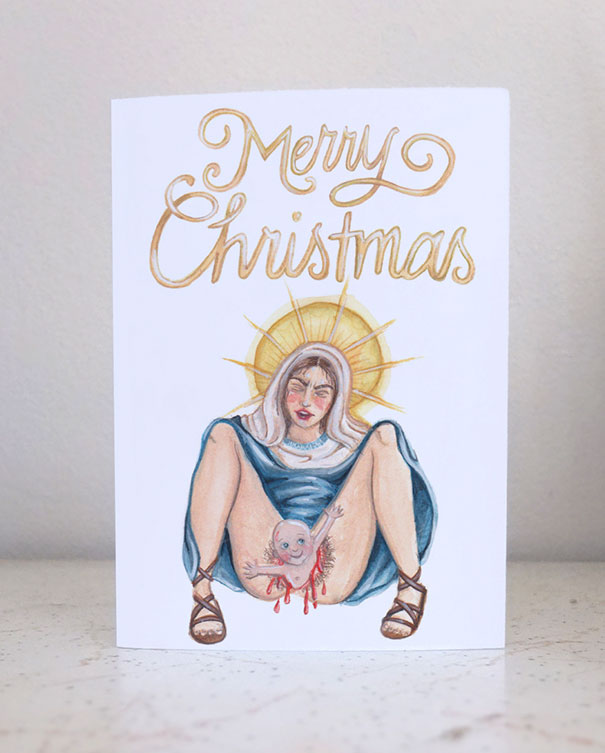 Inappropriate Funny Christmas Card