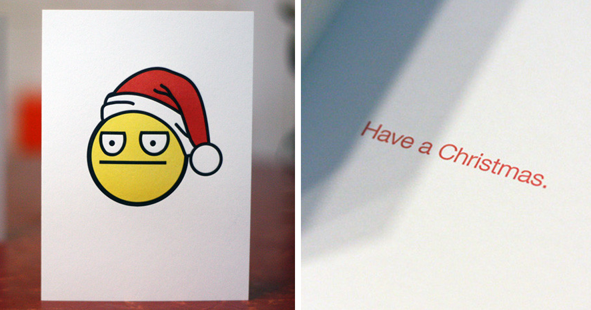 #398 CHRISTMAS CARD Rude Greeting Card funny humour joke Annoying you at Xmas 