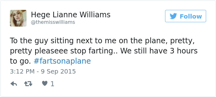 Funny Plane Tweet