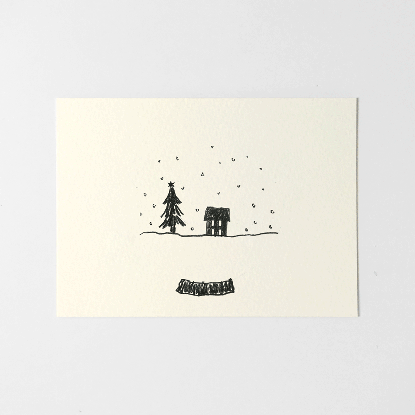These Christmas Cards Are Completed Only After You Add Coffee To Them