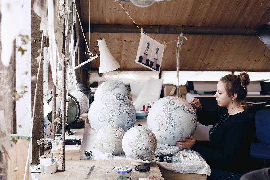 We Hand-Craft World Globes The Same Way They Were Made Hundreds Of Years Ago