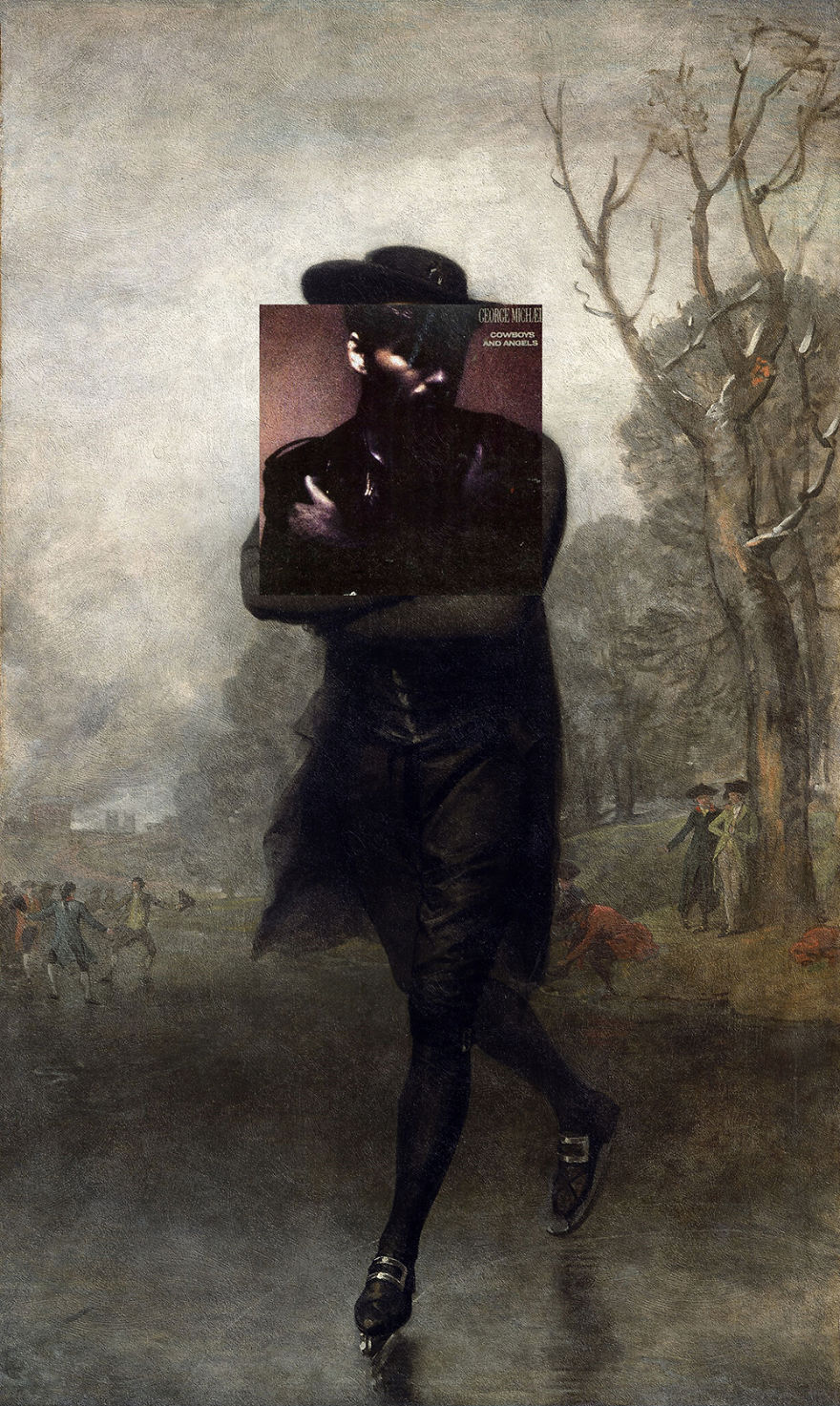 I Combine Album Covers With Classical Paintings As A Tribute To George Michael