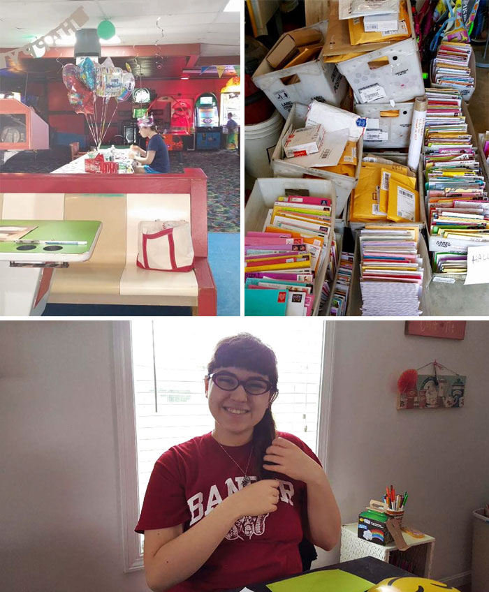 A Girl Who Has Autism Spent Her 18th Birthday Alone When Her Classmates Failed To Show Up For Her Party. But For Her 19th Birthday She Received 10,000 Cards And Presents Including Gifts From Soldiers In Afghanistan, A Message From The Entire State Of Ohio, And A Doll From NASA