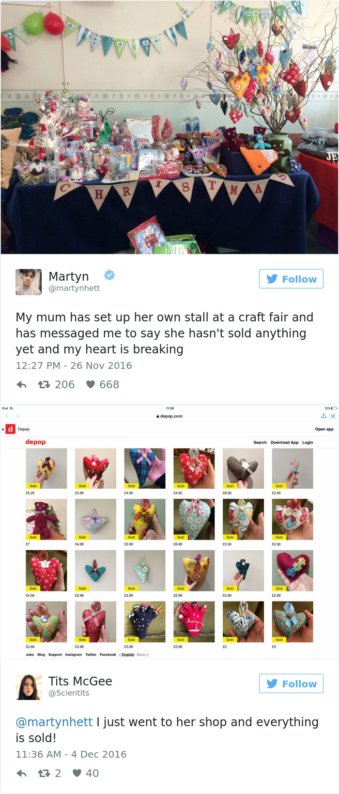 A Mum Didn’t Sell Anything At A Craft Fair So Her Son Used Social Media To Support Her And Twitter Bought Everything