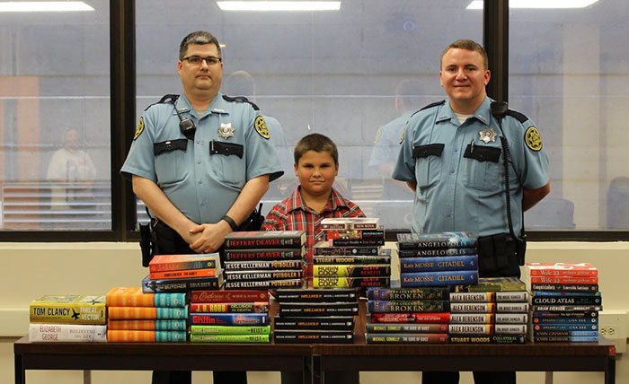 9-Year-Old Boy Saves His Summer Allowance Money To Buy And Donate Books To Local Jail