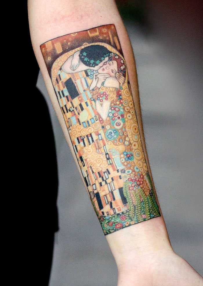 Gustav Klimt Tattoo