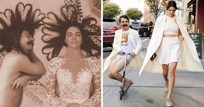 Este hombre se photoshopea en fotos de Kendall Jenner y las hace 10 veces mejores (NSFW)