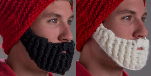 Santa Beard Hat (comes With Both Colour Beards)