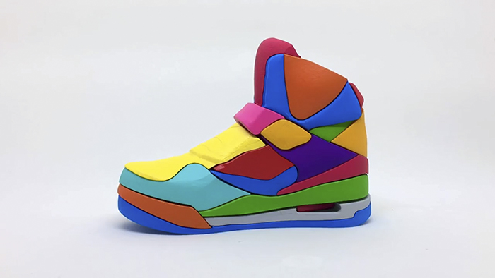 I Made A Colorful 3D Puzzle Of NIKE Air Jordan Sneaker