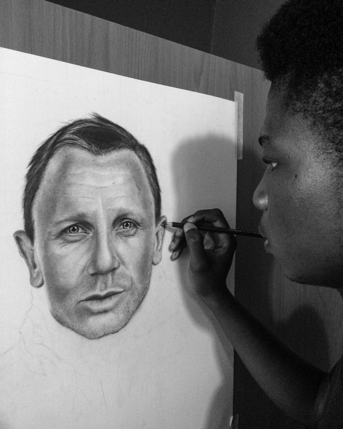 Drawing Of James Bond