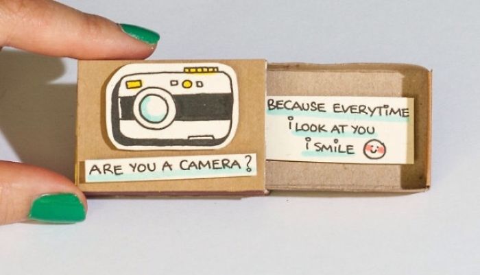 And Artist Creates Hidden Messages In Mach Boxes...cute