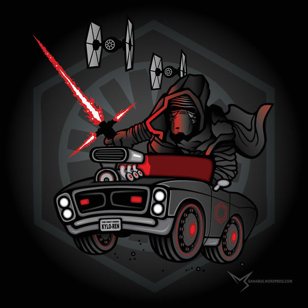 The Force Is Strong With This Star Wars Hot Rod Fan Art! The Force Is Strong With This Star Wars Hot Rod Fan Art!