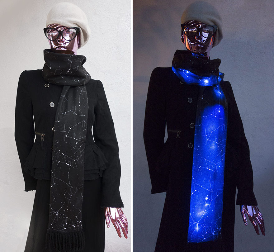This Starry LED Scarf Will Light Up The Universe Around You