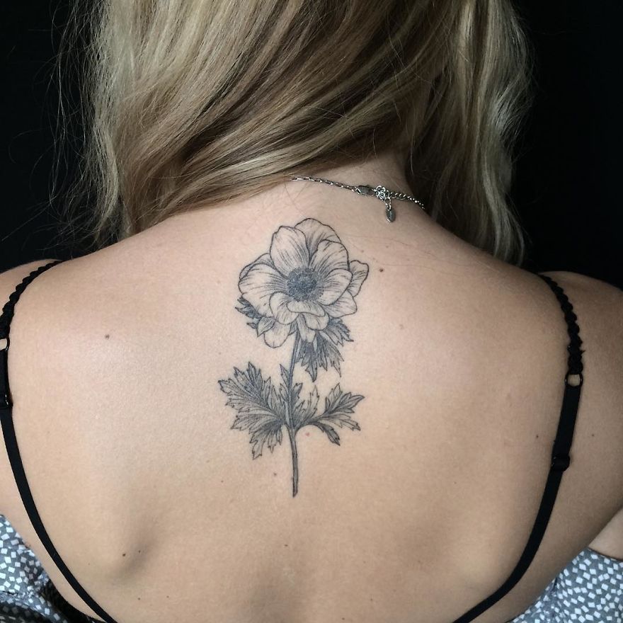 Mary Is A Talented Tattoo Artist From Kiev Who Creates Breathtaking Floral Tattoos