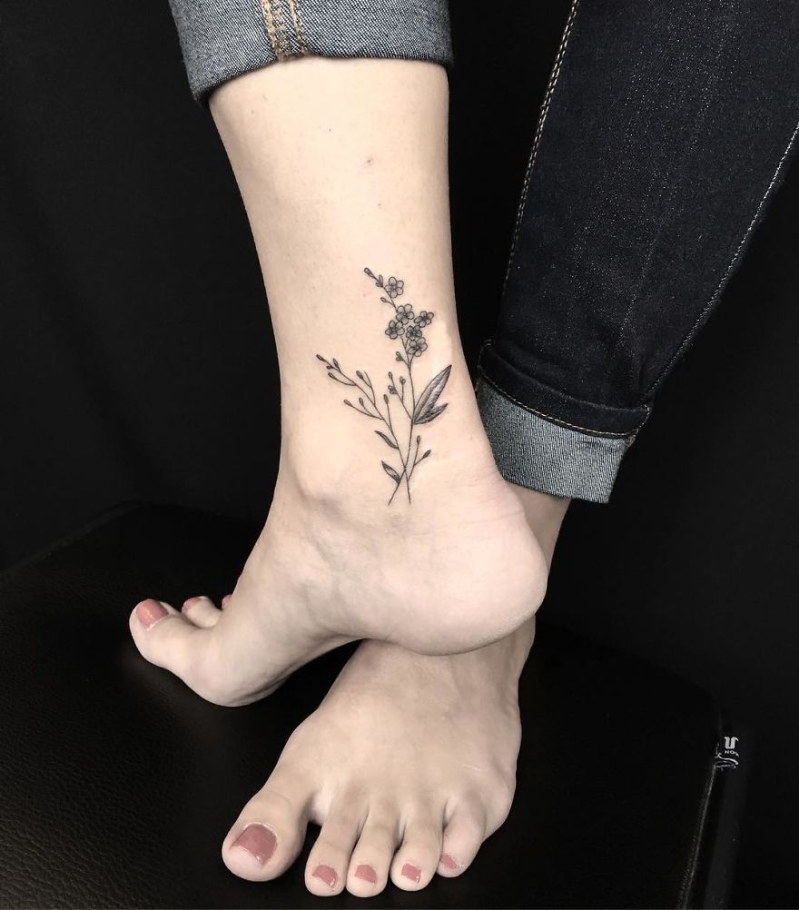 Mary Is A Talented Tattoo Artist From Kiev Who Creates Breathtaking Floral Tattoos