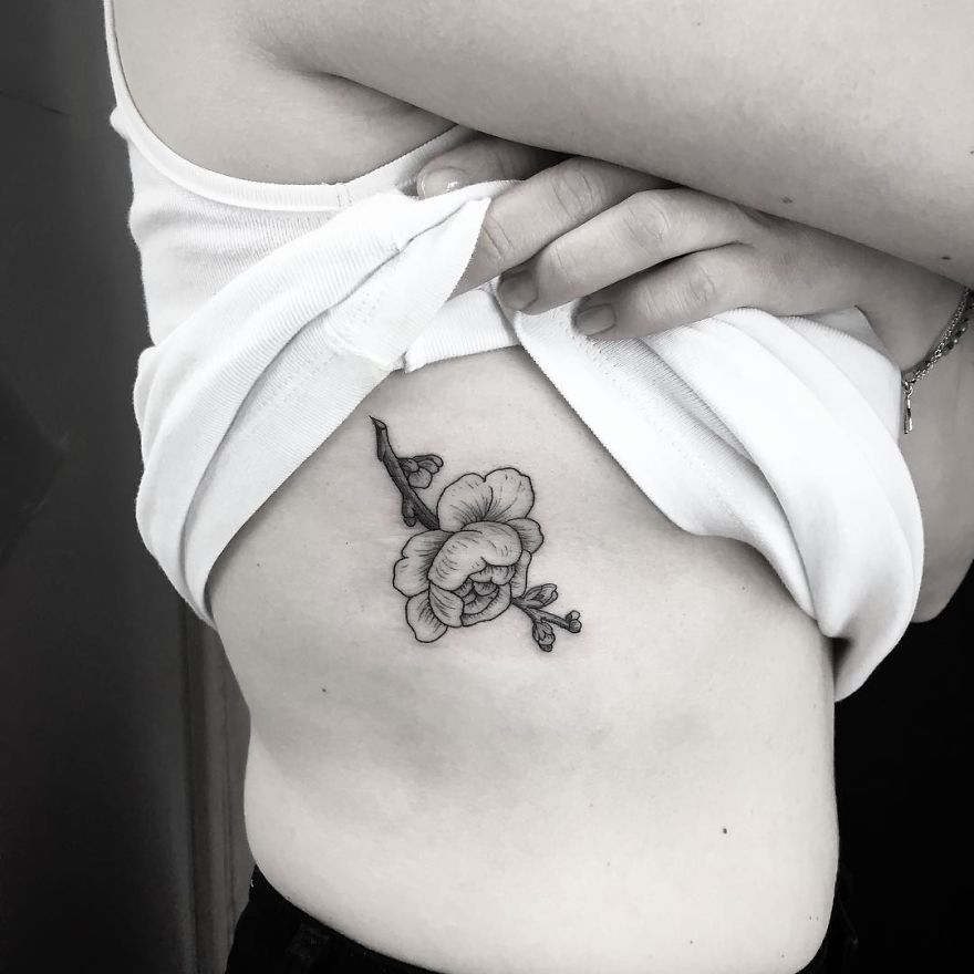 Mary Is A Talented Tattoo Artist From Kiev Who Creates Breathtaking Floral Tattoos