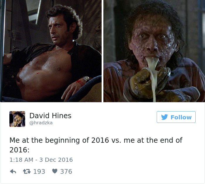 Me At The Beginning Of 2016 Vs Me At The End Of 2016