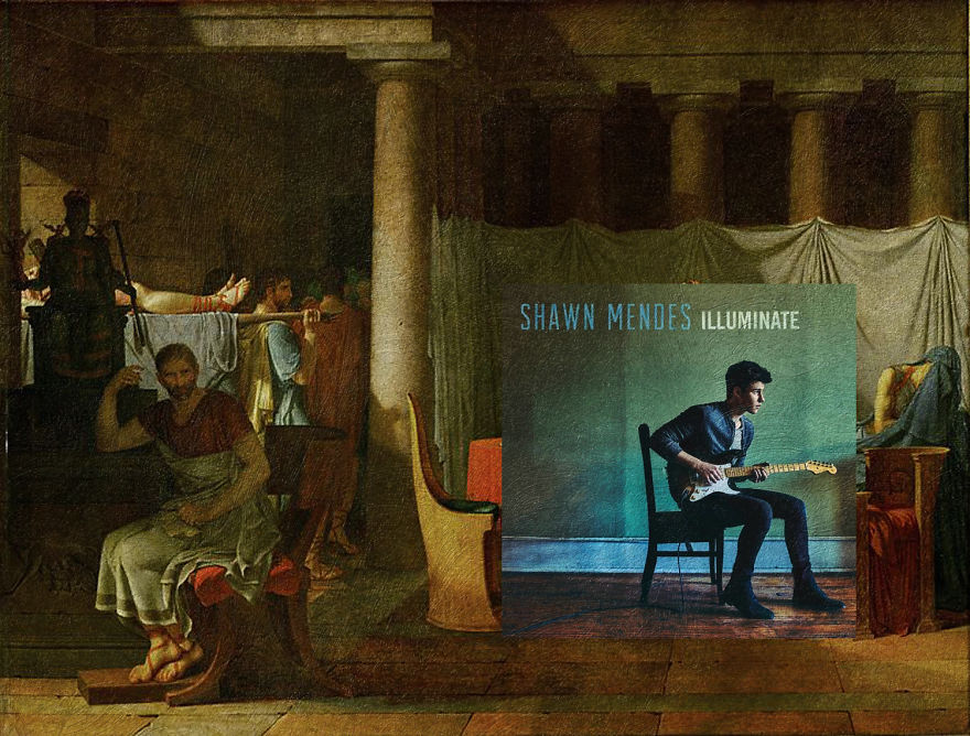 I Combine Album Covers With Classical Paintings As A Tribute To Our Favourite Music Of 2016