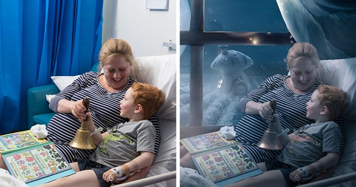 This Photographer Is Using Photoshop To Give Seriously Sick Children A Magical Christmas They Couldn’t Have