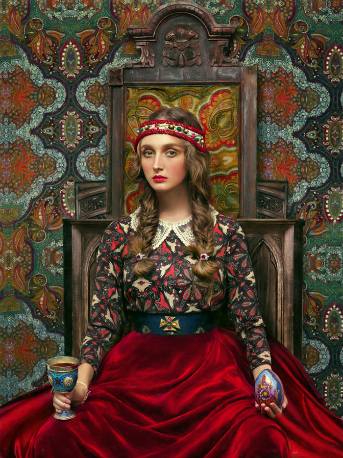 Colorful Portraits Celebrate The Unique Beauty Of Slavic Folklore By Combining Traditionalism With High-Fashion