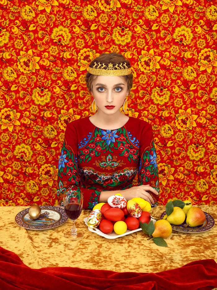 Colorful Portraits Celebrate The Unique Beauty Of Slavic Folklore By Combining Traditionalism With High-Fashion