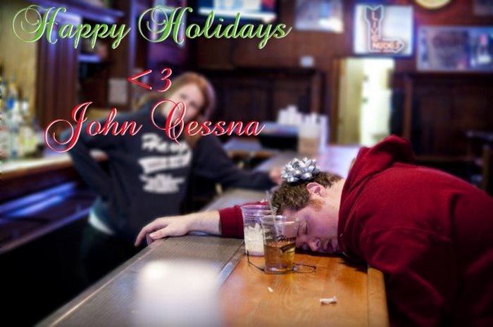 In 2008 Mom Told Son To "Sober Up" And Make His Own Christmas Cards, Son Delivers Every Year