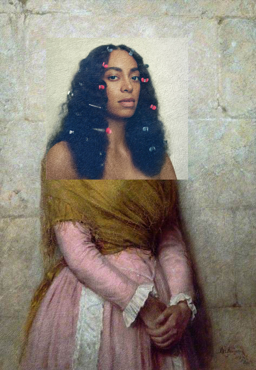 I Combine Album Covers With Classical Paintings As A Tribute To Our Favourite Music Of 2016