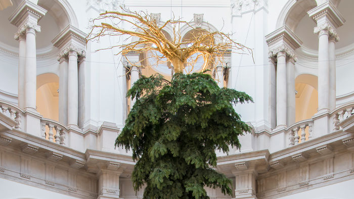 My Favorite Upside-Down Christmas Tree At Tate Britain