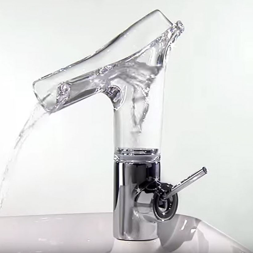 See-Through Faucet With A Vortex