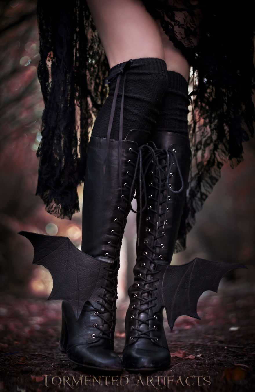 Batwing Boots And Steampunk Cthulhu Fashion