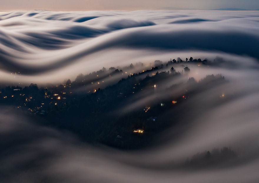 Fog Waves Are The Most Beautiful Thing I Captured After 8 Years Of Experimenting