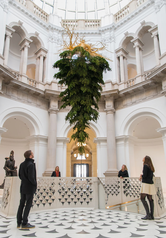 My Favorite Upside-Down Christmas Tree At Tate Britain