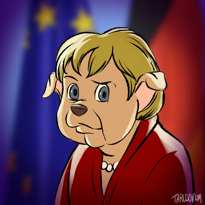 Angela Woof-woof Merkel