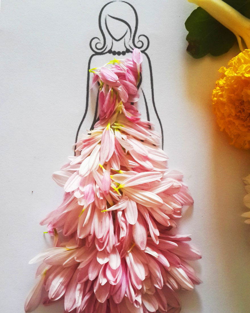 I Create Stunning Couture Gowns And Dresses With Flowers