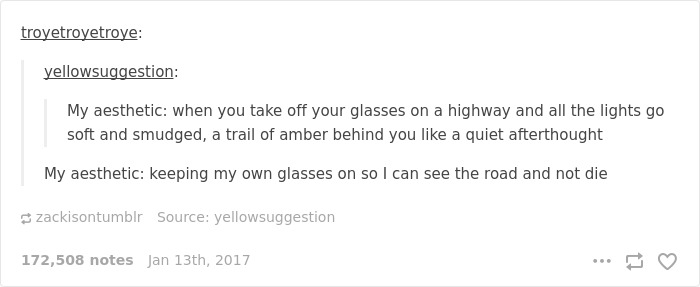Glasses Problems
