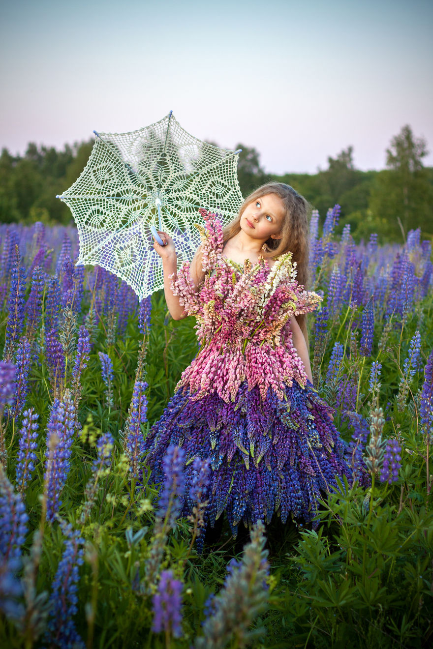 I Photographed My Daughter In A Field Of Lupine To Reveal Her Sensitive Personality