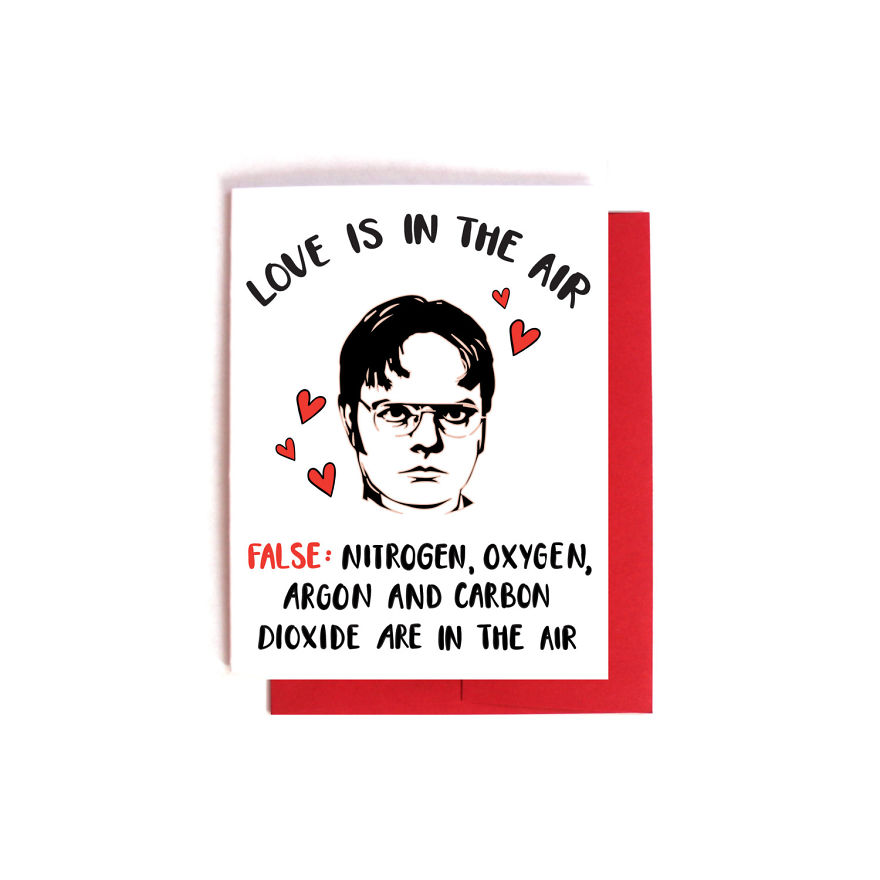 Dwight Schrute Love Card