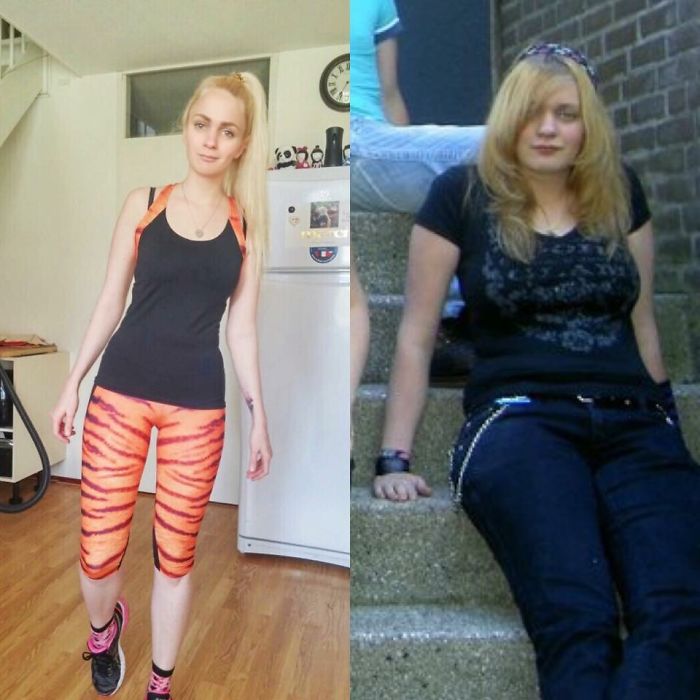 Left: Taken A Few Months Ago, Age 26! Right: When I Was 17...