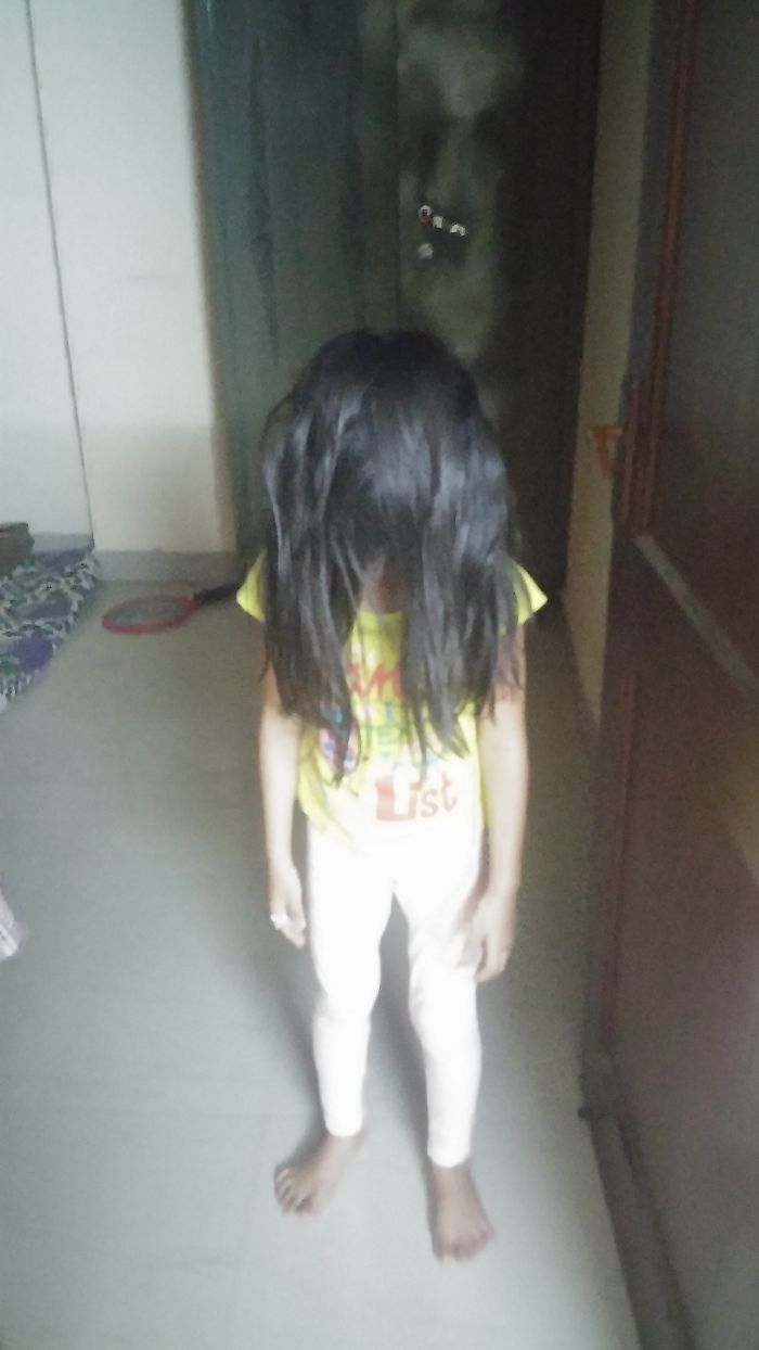 My Niece Thinks Its Fun To Scare Someone By Impersonating A Character From A Horror Movie She Just Watched 👻