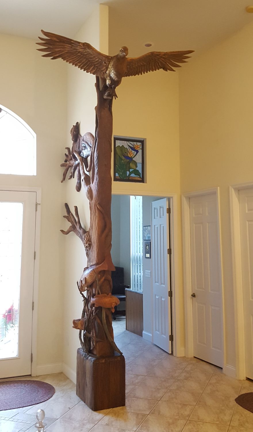 I Hand-Carved This "Nature Tree"