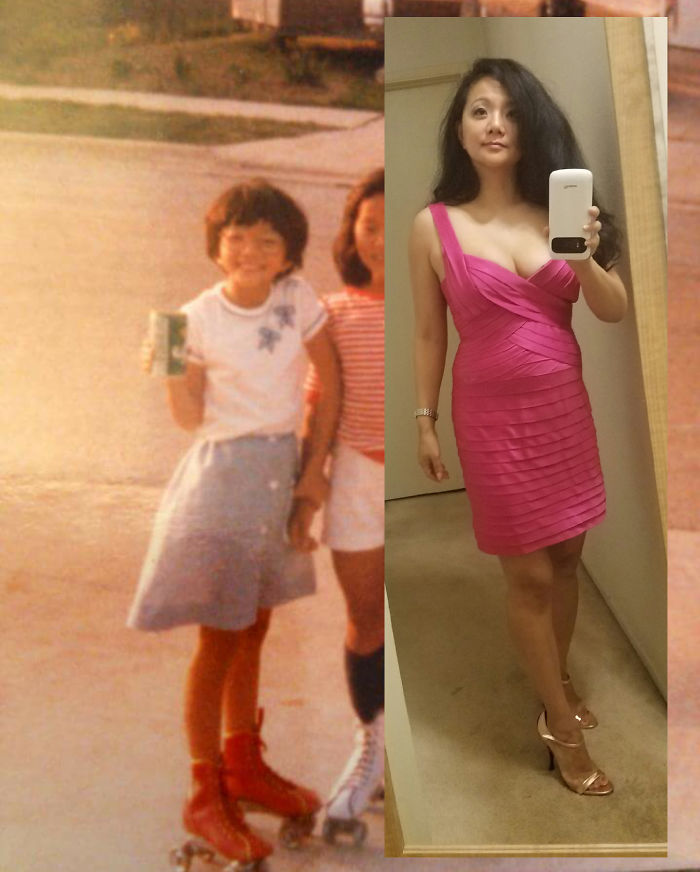 Me At 10 Vs 41. High School Was Rough. Hang In There
