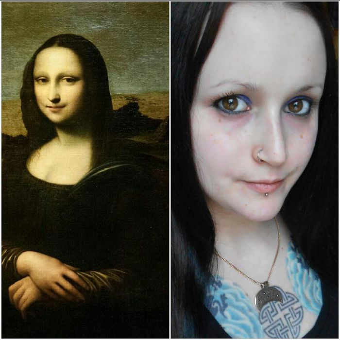 My Family Tells Me I Look Like The Mona Lisa.