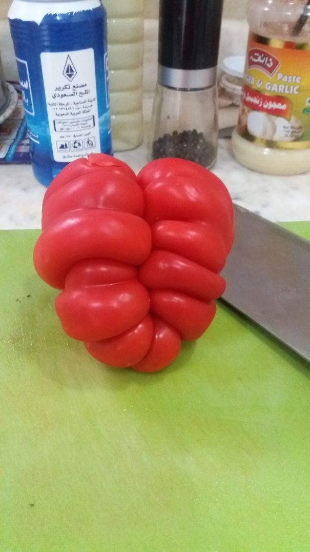 This Weird Red Capsicum