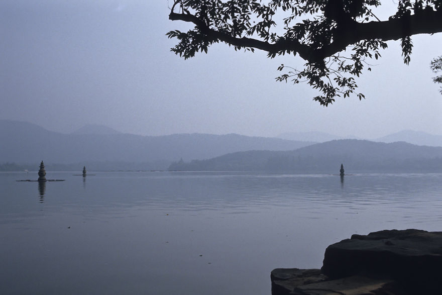 "Three Ponds Mirroring The Moon", West Lake, Hangzhou, 1984