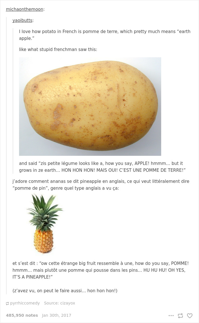 The Correct Way To Name A Potato