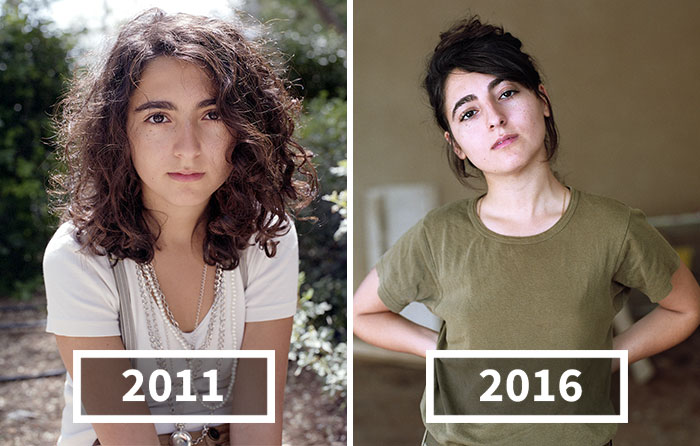 I Photographed 6 Israeli Girls 5 Years Apart