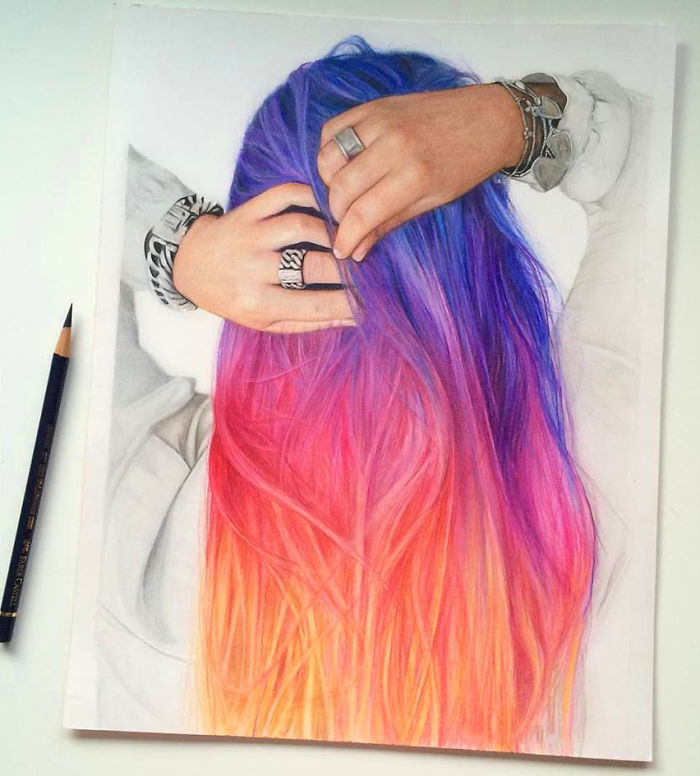 Beautiful Color Pencil Drawings By Jenifer De Boer