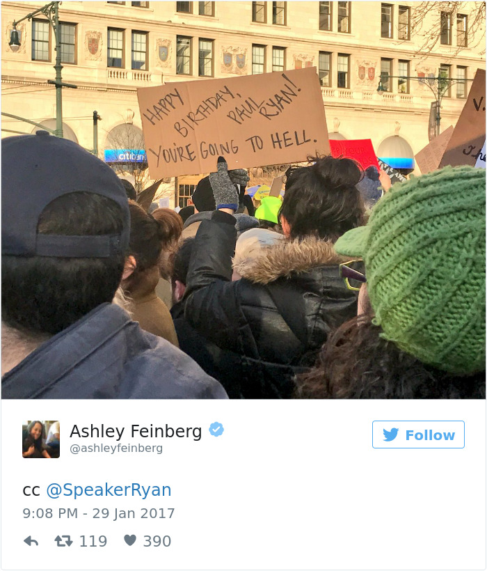 20+ Of The Best Signs From Muslim Ban Protests
