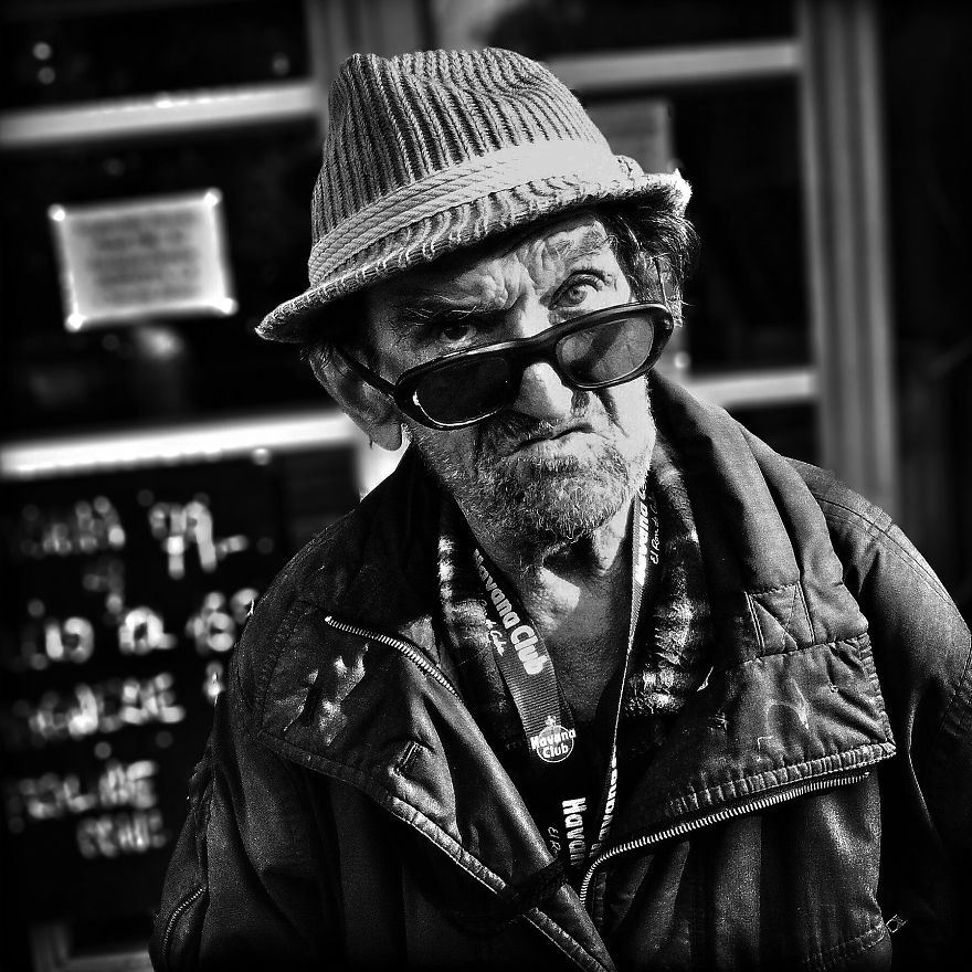 My B/w Square World With Iphone