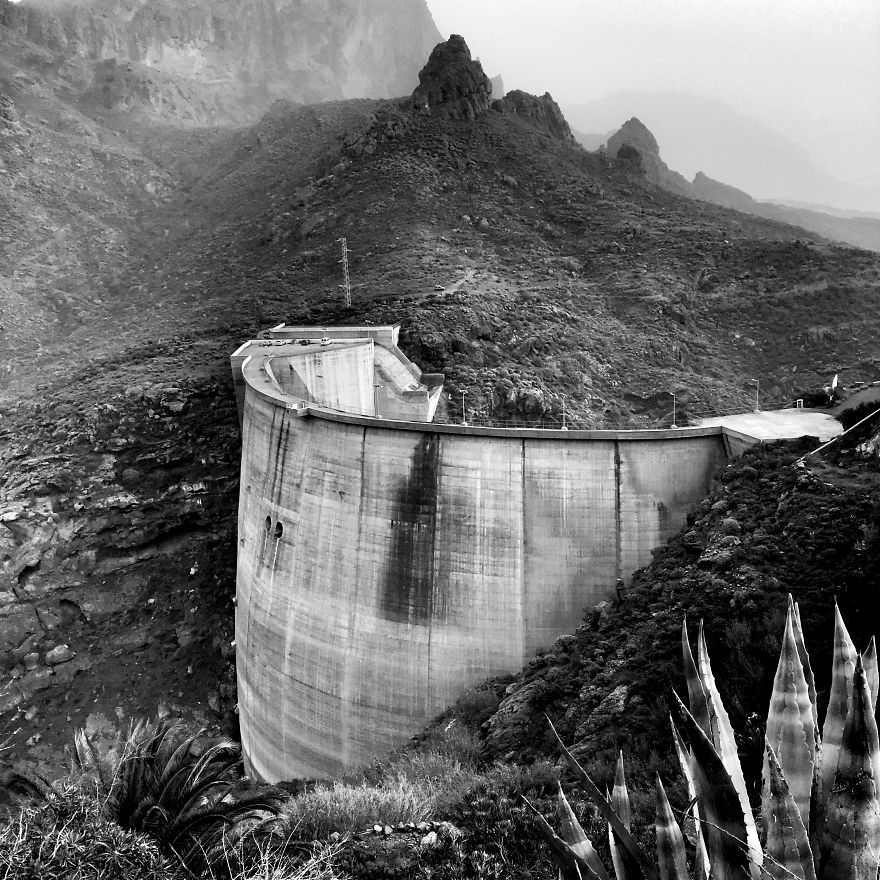 My B/w Square World With Iphone